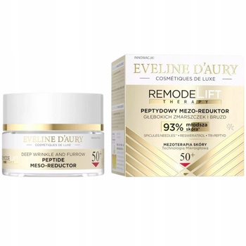 Eveline D'Aury RemodeLift Peptydowy Krem Do Twarzy Mezoterapia 50+ 50ml