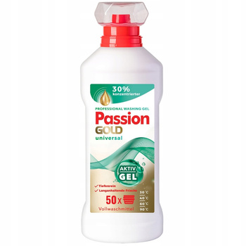 Passion Gold Universal Aktiv Gel Żel Do Prania Białego Kolorów 50 Prań 2L