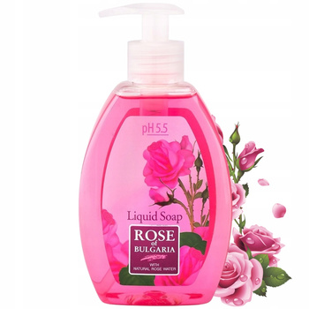 Rose Of Bulgaria Mydło w Płynie Do Rąk z Naturalną Wodą Różaną 300ml