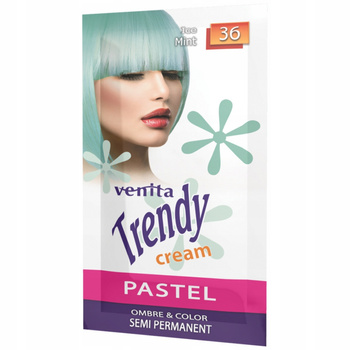 Venita Trendy Cream Ultra Kremowy Toner Do Włosów Miętowy 36 Ice Mint 35g