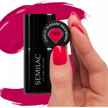 Semilac Lakier Hybrydowy Elegant Raspberry 103 7ml