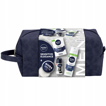 Nivea Men Sensitive Zestaw Prezentowy Dla Mężczyzn Kosmetyki + Kosmetyczka