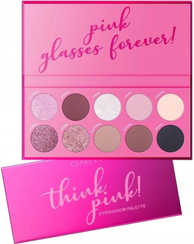 Claresa Think Pink Paleta 10 Cieni Do Powiek