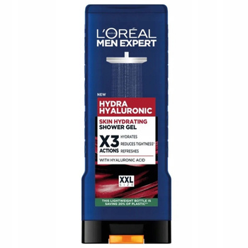 Loreal Men Expert Hydra Hyaluronic Nawilżający Męski Żel Pod Prysznic 400ml