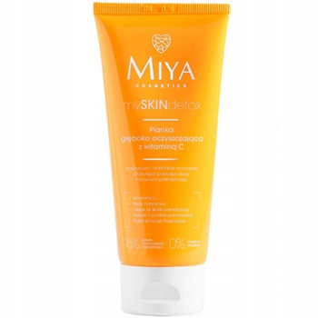 Miya mySKINdetox Oczyszczająca Pianka Do Mycia Twarzy z Witaminą C 100ml