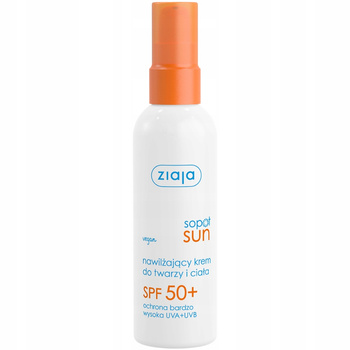 Ziaja Sopot Sun Nawilżający Krem Do Twarzy i Ciała Ochronny z SPF 50 90ml