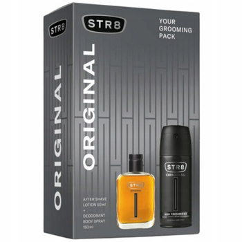STR8 Original Zestaw Prezentowy z Kosmetykami Dla Mężczyzn AS + Dezodorant