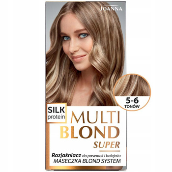Joanna Multi Blond Super Rozjaśniacz Pasemek Balejażu z Jedwabiem 6 Tonów