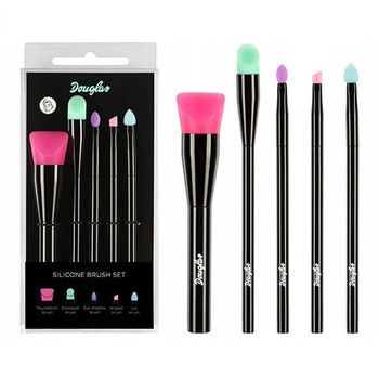 Douglas Zestaw 5 Pędzli Silikonowych Do Makijażu