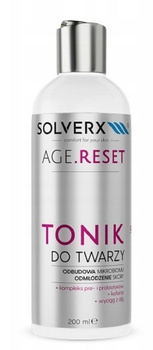 SOLVERX Age Reset Odbudowujący Tonik 200ml