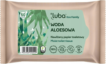 Aloesowy Nawilżany Papier Toaletowy 50 Sztuk