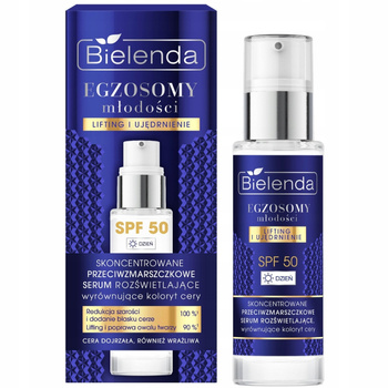 Bielenda Egzosomy Młodości Przeciwzmarszczkowe Serum Do Twarzy SPF50 30ml