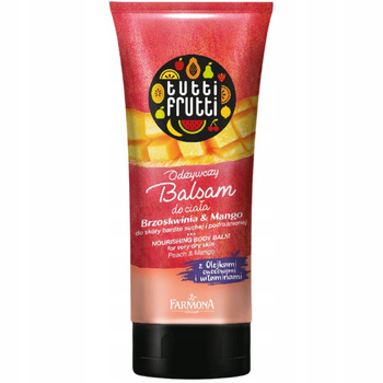 Tutti Frutti Intensywnie Odżywczy Balsam Do Ciała Brzoskwinia Mango 200ml