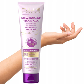 Eveline Niewidzialne R臋kawiczki Krem Ochronny Od偶ywczy Do R膮k Paznokci 75ml