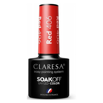 Claresa Lakier Hybrydowy Red 406 5g