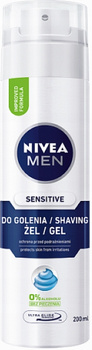 Nivea Men Sensitive Żel Do Golenia Łagodzi 200ml