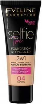 Eveline Selfie Time Nawilżająco Kryjący Podkład 2w1 04 Natural