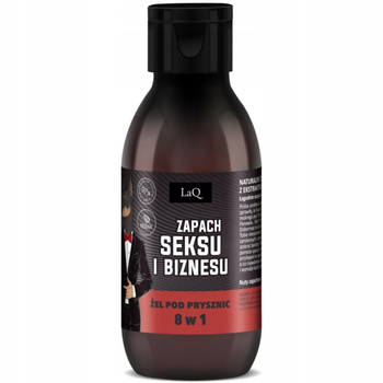 LaQ Shots! Doberman Męski Żel Pod Prysznic Do Ciała Drzewo Sandałowe 100ml