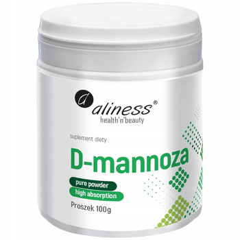 Aliness Ultraczysta D Mannoza Suplement Diety Układ Moczowy Proszek 100g
