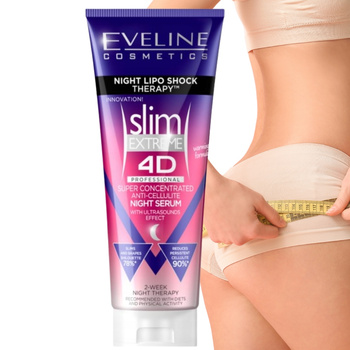 Eveline Slim Extreme Mocno Skoncentrowane Serum na Noc Rozgrzewające 250ml