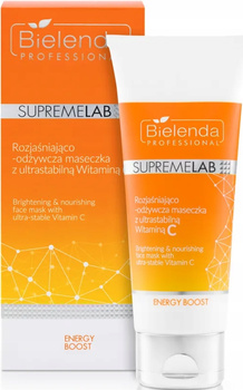 Bielenda Porfessional SupremeLab Energy Boost Rozjaśniająco Odżywcza Maseczka Wit C 70ml
