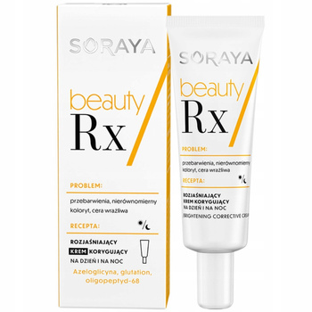 Soraya Beauty Rx Rozjaśniający Krem Do Twarzy Wyrównujący Koloryt 50ml