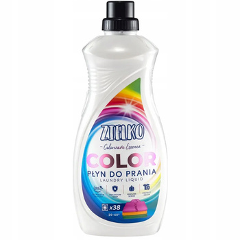 Zielko Naturalny Płyn Do Prania Kolorowego x38 Colorwave Essence 1,52 L