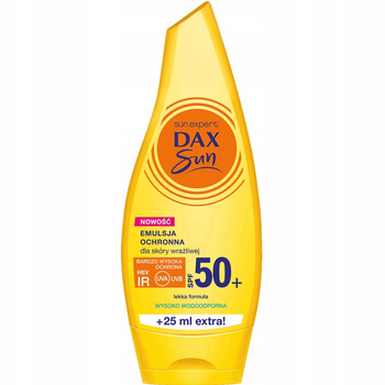 Dax Sun Ochronna Emulsja Do Opalania Wodoodporna Skóra Wrażliwa SPF50 175ml