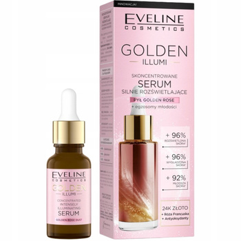 Eveline Golden Illumi Silnie Rozświetlające Serum Do Twarzy 24K Złoto 18ml