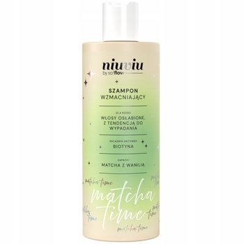 Niuviu Matcha Time Wzmacniający Szampon Do Włosów Osłabionych Biotyna 300ml