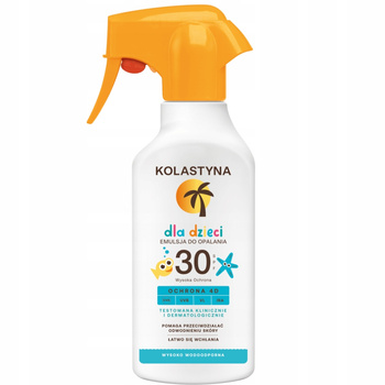 Kolastyna Wodoodporna Emulsja Do Opalania Dla Dzieci SPF 30 Spray 200ml