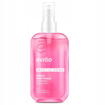 Evree Mystic Rose Tonik Kojący Łagodny Delikatny Cica Woda Różana 200ml