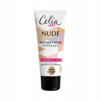 Celia Art Nude Matujący Podkład Fluid Naturalny 02