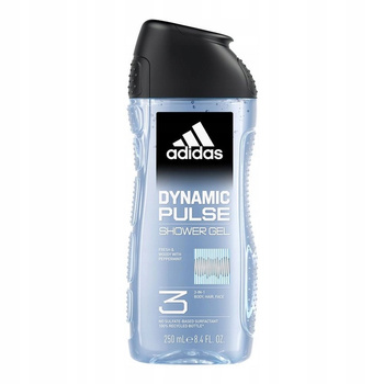 Adidas Żel Pod Prysznic Szampon Żel Do Mycia Twarzy 3w1 Dynamic Pulse 250ml