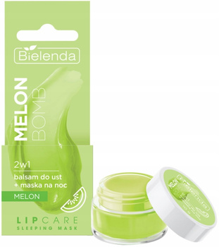 Bielenda 2w1 Balsam Do Ust Maska Na Noc Melon