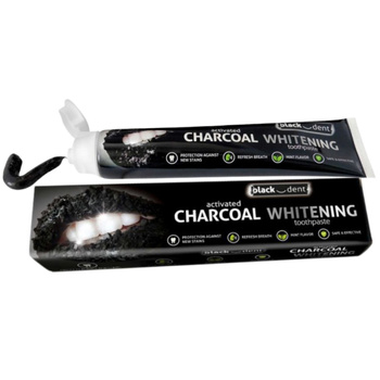 Black Dent Charcoal Whitening Wybielająca Pasta Do Zębów z Węglem Mint 75g