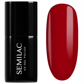 Semilac Lakier Hybrydowy Do Paznokci Manicure Pedicure 345 Gorgeous Red 7ml