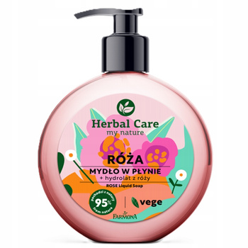 Farmona Herbal Care Pielęgnujące Mydło w Płynie z Hydrolatem z Róży 400ml