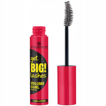 Essence Get Big Lashes Pogrubiająco Podkręcający Tusz Do Rzęs Czarny 12ml