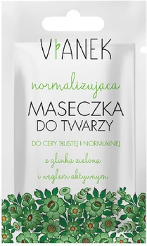 VIANEK Normalizująca Maseczka do Twarzy Zielona
