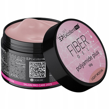 Excellent PRO Fiber Gel Polyamide Plus Żel Do Paznokci Light Mocha 50g