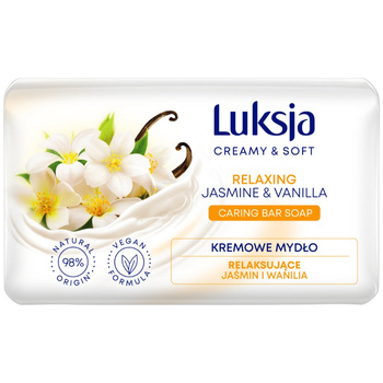 Luksja Creamy Soft Kremowe Mydło w Kostce Do Rąk Relaksujące Jaśmin 90g