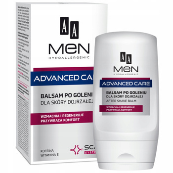 AA Men Advanced Care Łagodzący Balsam Po Goleniu Dla Skóry Dojrzałej 100ml