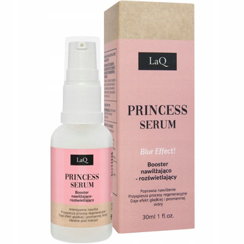LaQ Princess Serum Do Twarzy Nawilżająco Rozświetlające Koenzym Q10 30ml