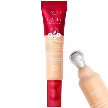 Bourjois Healthy Mix Serum Korektor Pod Oczy Do Twarzy 51 Light Vanilla