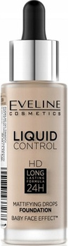 Eveline Podkład HD Liquid Control 020 Rose Beige