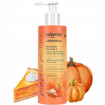 Niuviu x Babasierzuca Pumpkin Time Lekkie Mleczko Do Ciała Dyniowe 200ml