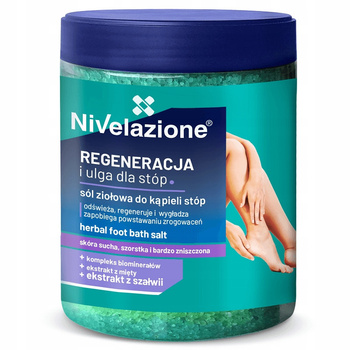 Nivelazione Regeneracja Ziołowa Sól Do Kąpieli Stóp 600g
