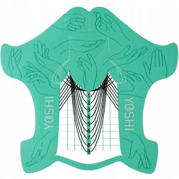 Yoshi Formy Do Przedłużania Paznokci Papierowe Szablony Rolka 400 Sztuk