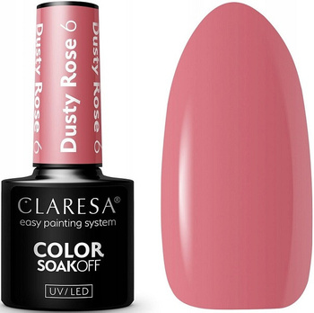 Claresa Lakier Hybrydowy Dusty Rose 6 Malina 5g